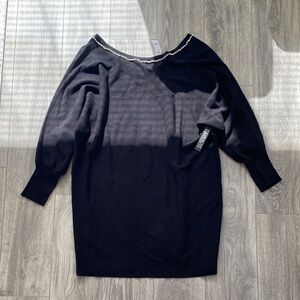New York & Company - NWT! Black Crew Neck Sweater - Size 4X
